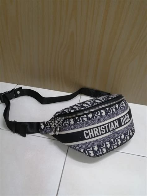 dior mens bum bag|authentic christian dior waist bag.